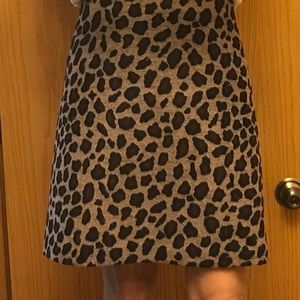Ann Taylor leopard print skirt Sz4